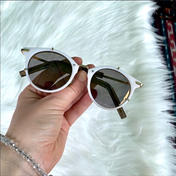Dior Accessories - Christian Dior aviator white plastic glasses